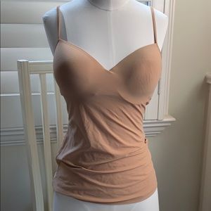 Hanro Bra Camisole Tan 36B Padded